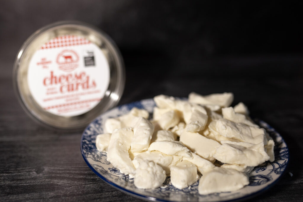 Mistyglen Creamery featuring local milk, yogurt and cheese curds as well as numerous local products from various other local businesses.