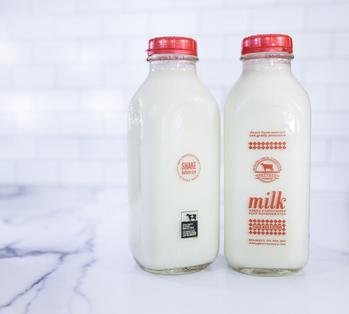 Mistyglen Creamery featuring local milk, yogurt and cheese curds as well as numerous local products from various other local businesses.