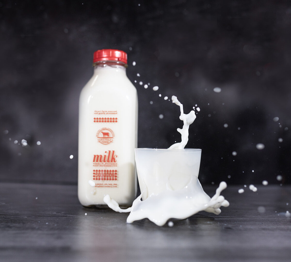 Mistyglen Creamery featuring local milk, yogurt and cheese curds as well as numerous local products from various other local businesses.